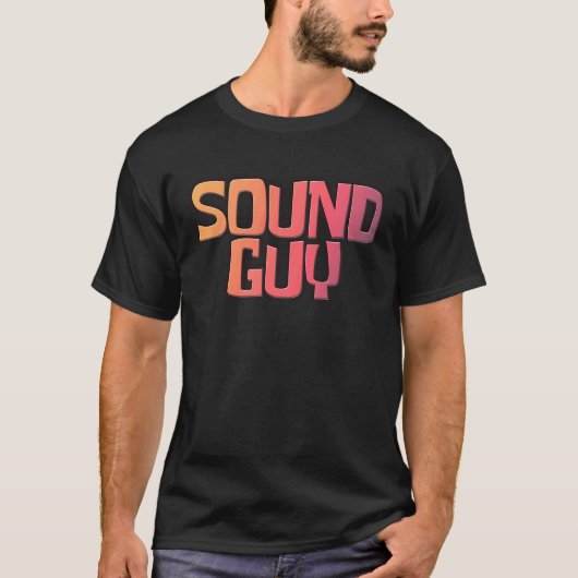 Sound Guy Audio Engineer Sound Designer T-shirt (Voorkant)