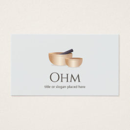 Sound Healing Tibetian Singing Bowls Visitekaartje