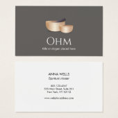 Sound Healing Tibetian Singing Bowls Visitekaartje (Voorkant /achterkant)