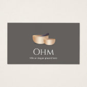 Sound Healing Tibetian Singing Bowls Visitekaartje (Voorkant)