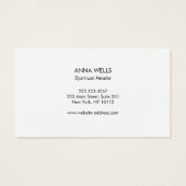 Sound Healing Tibetian Singing Bowls Visitekaartje (Achterkant)