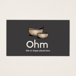 Sound Healing Tibetian Singing Bowls Visitekaartje