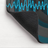 Sound Light Blue Dark mousepad Muismat (Hoek)