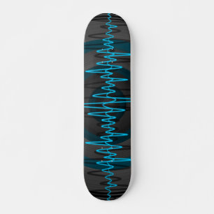 Sound Light Blue Dark-skateboard Persoonlijk Skateboard