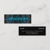 Sound Light Blue Dark visitekaartje skinny (Voorkant / Achterkant)