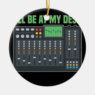 Sound Mixer Audio Engineer Mixer Board Keramisch Ornament