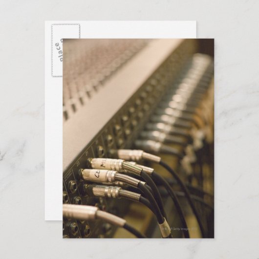 Sound Mixer Briefkaart (Voorkant / Achterkant)