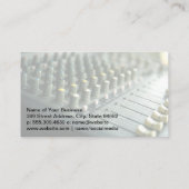 Sound Mixer | Muzieknoten Visitekaartje (Achterkant)