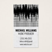 Sound Music Equalizer Visitekaartje (Voorkant)