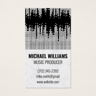 Sound Music Equalizer Visitekaartje