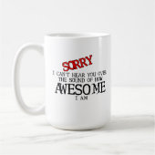 Sound of Geweldige Funny Mug Humor Koffiemok (Links)