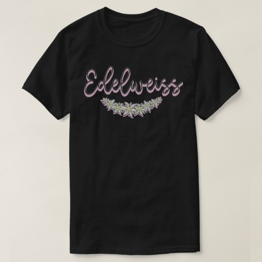 Sound of Music Edelweiss Sticker T-shirt (Design voorkant)