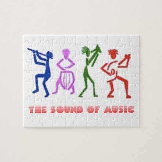 SOUND OF MUSIC sOM DA mÚSICA Legpuzzel (Horizontaal)