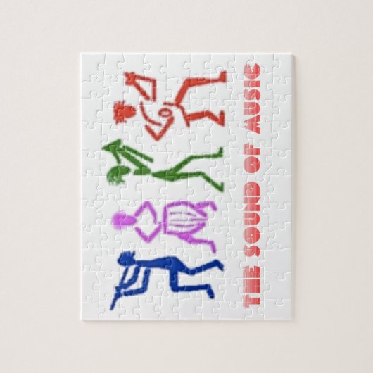 SOUND OF MUSIC sOM DA mÚSICA Legpuzzel (Verticaal)