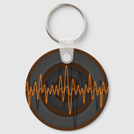 Sound Oranje Dark sleutelhanger (Voorkant)