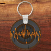 Sound Oranje Dark sleutelhanger (Voorkant)