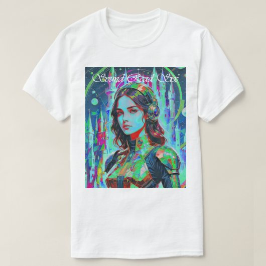 Sound Read Six Future Muziek T-shirt (Design voorkant)