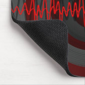 Sound Red Dark mousepad Muismat (Hoek)