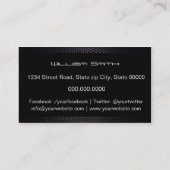 Sound service company visitekaartje (Achterkant)