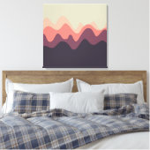 Sound Sketch 01 Canvas Afdruk (Insitu (Slaapkamer))