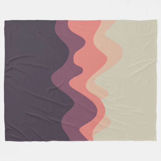 Sound Sketch 01 Fleece Deken (Voorkant (Horizontaal))