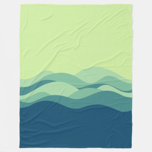 Sound Sketch 02 Fleece Deken (Voorkant)