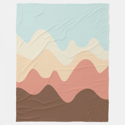 Sound Sketch 06 Fleece Deken (Voorkant)