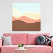 Sound Sketch 07 Canvas Afdruk (Insitu (Woonkamer))