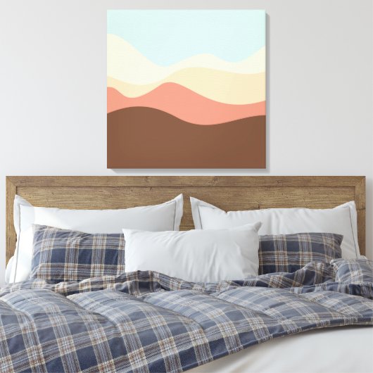 Sound Sketch 07 Canvas Afdruk (Insitu (Slaapkamer))