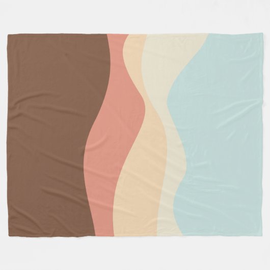 Sound Sketch 07 Fleece Deken (Voorkant (Horizontaal))