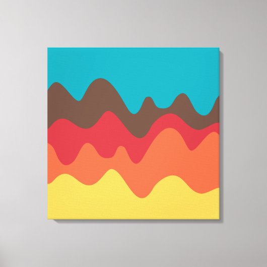 Sound Sketch 08 Canvas Afdruk (Voorkant)