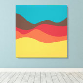 Sound Sketch 09 Canvas Afdruk (Insitu (Houten vloer))