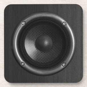 Sound Speaker Funny Music-onderzetters Bier Onderzetter