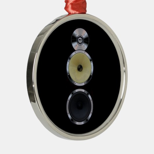 Sound Speaker-kerstversiering Metalen Ornament (Rechts)