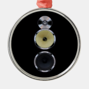 Sound Speaker-kerstversiering Metalen Ornament