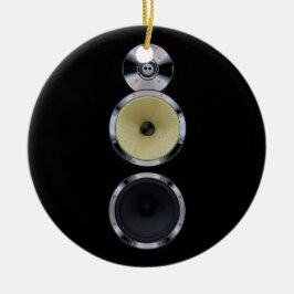 Sound Speaker-kerstversiering Metalen Ornament