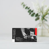 Sound Studio Live Guitarist Engineer Visitekaartje (Staand voorkant)