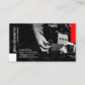 Sound Studio Live Guitarist Engineer Visitekaartje (Voorkant)