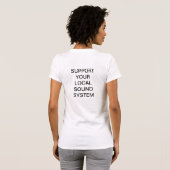 Sound system t-shirt (Achterkant volledig)