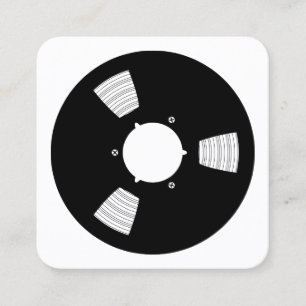 Sound Tape Spool 02 Vierkante Visitekaartje