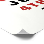 Sound the Alarm! Firefighter Birthday Boy  Poster (Hoek)