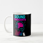 Sound Thoughts Stoic Philosophy Minimalist Slogan  Koffiemok (Links)