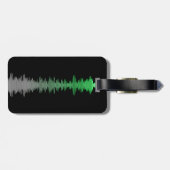 Sound Wave Bagagelabel (Achterkant horizontaal)
