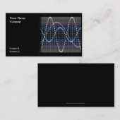 Sound Wave Design 01 - visitekaartjes (Voorkant / Achterkant)
