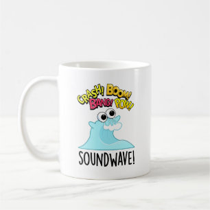 Sound Wave Grappige Ocean Pun Koffiemok