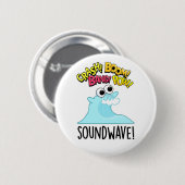 Sound Wave Grappige Ocean Pun Ronde Button 5,7 Cm (Voorkant /achterkant)