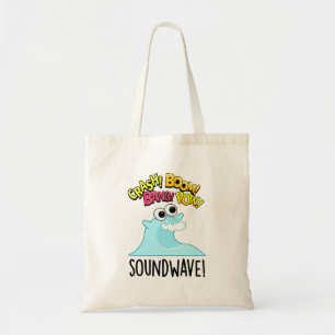 Sound Wave Grappige Ocean Pun Tote Bag