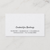 Sound Wave II Visitekaartje (Achterkant)