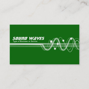 Sound Waves II - Gras Groen Visitekaartje