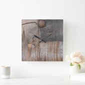 Sound Wood I Vierkante Klok (Huis)
